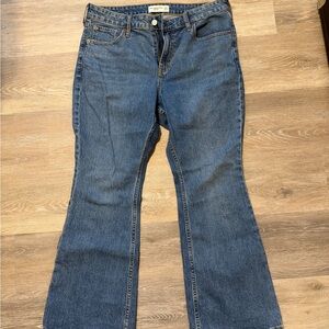 Abercrombie & Fitch Medium Wash Flare Jeans